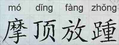 摩顶放踵的拼音