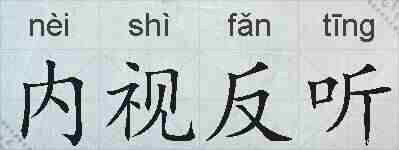 内视反听的拼音