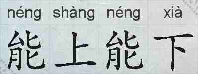 能上能下的拼音
