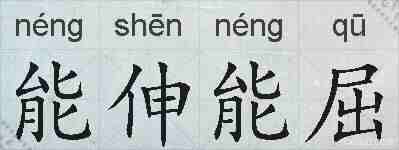能伸能屈的拼音