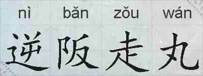 逆阪走丸的拼音