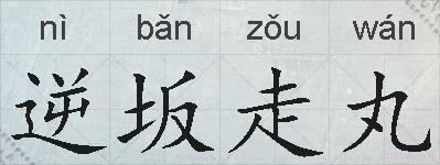 逆坂走丸的拼音