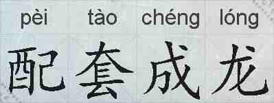 配套成龙的拼音
