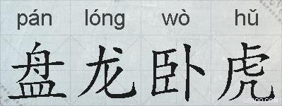 盘龙卧虎的拼音