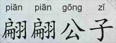 翩翩公子的拼音