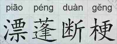 漂蓬断梗的拼音