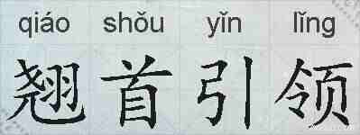 翘首引领的拼音