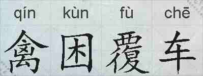 禽困覆车的拼音