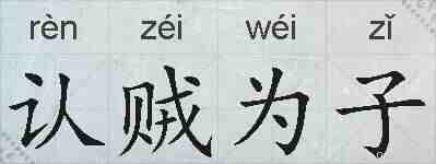 认贼为子的拼音