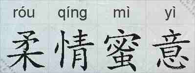 柔情蜜意的拼音
