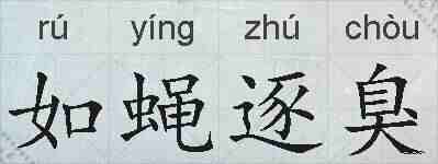 如蝇逐臭的拼音