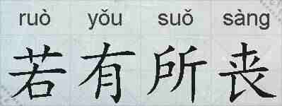 若有所丧的拼音