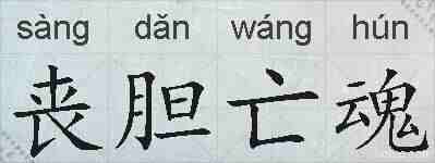 丧胆亡魂的拼音