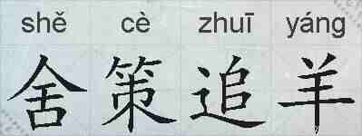 舍策追羊的拼音