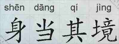 身当其境的拼音