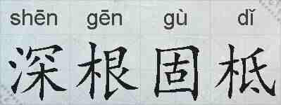 深根固柢的拼音