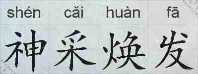 神采焕发的拼音