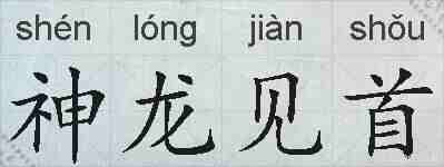 神龙见首的拼音