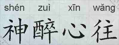 神醉心往的拼音