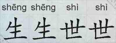 生生世世的拼音