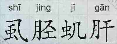 虱胫虮肝的拼音