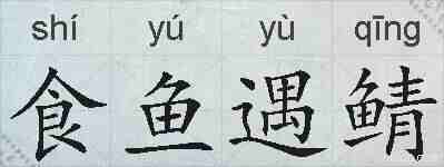 食鱼遇鲭的拼音