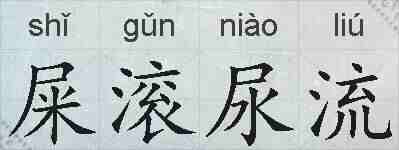 屎滚尿流的拼音
