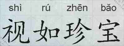 视如珍宝的拼音