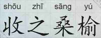 收之桑榆的拼音