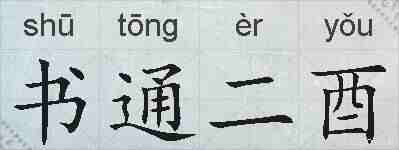 书通二酉的拼音
