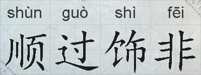 顺过饰非的拼音