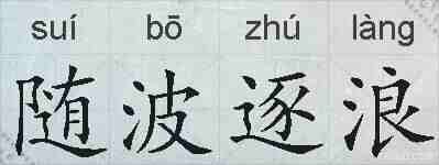 随波逐浪的拼音