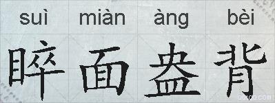 睟面盎背的拼音