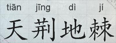天荆地棘的拼音