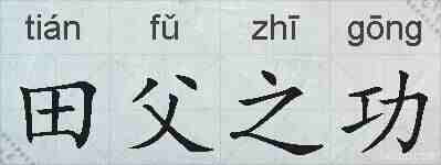 田父之功的拼音