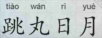跳丸日月的拼音