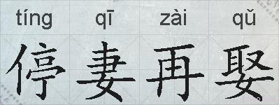 停妻再娶的拼音