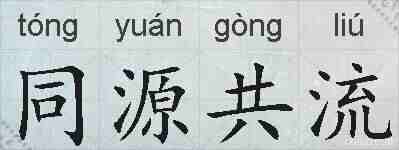 同源共流的拼音