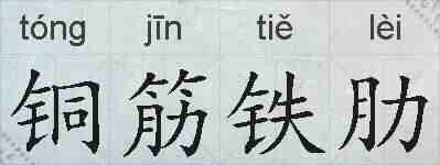 铜筋铁肋的拼音