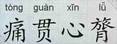 痛贯心膂的拼音