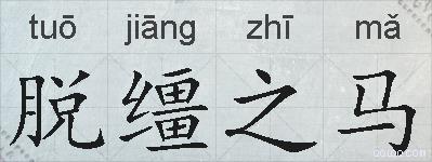 脱缰之马的拼音