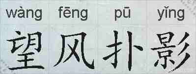 望风扑影的拼音