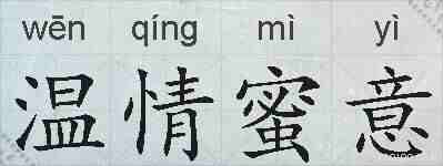温情蜜意的拼音