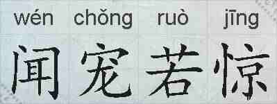 闻宠若惊的拼音