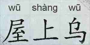屋上乌的拼音