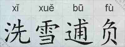 洗雪逋负的拼音