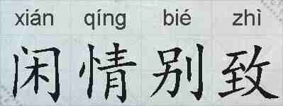 闲情别致的拼音