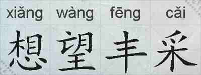 想望丰采的拼音