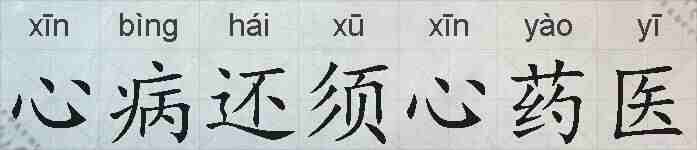 心病还须心药医的拼音