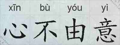 心不由意的拼音